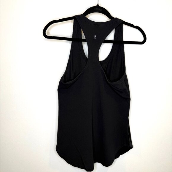 Lululemon Yogi Racerback III Tank Front Pocket Black Size 4 - Picture 4 of 16